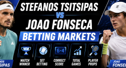 Stefanos Tsitsipas v Joao Fonseca Betting Markets - ATP Montreal QC 2026 Odds