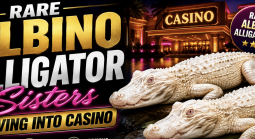 Rare Albino Alligator Sisters to Make This Marksville Louisiana Casino Their New Home