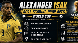 What Are the Payout Odds for Alexander Isak First, Anytime Goal Scorer Prop Bet: Sweden v Tunisia