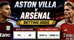 Aston Villa v Arsenal Betting Odds - Premier League - 31 August