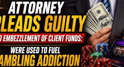 Manhattan Beach California Attorney Pleads Guilty to Embezzling Client Settlement Money to Fuel Gambling Addiction