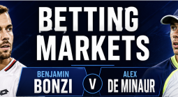 2026 ATP 's-Hertogenbosch Betting Markets: Benjamin Bonzi v Alex De Minaur 