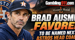 Brad Ausmus Next Houston Astros Manager Payout Odds at $250 for Every $100 Bet