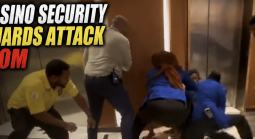 Casino security guards attack a mother