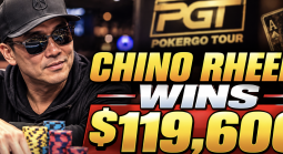 Controversial Los Angeles Poker Pro Chino Rheem Wins $119,600 at PokerGO Tour Sprint Event #1, Las Vegas
