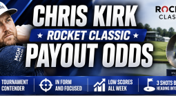 Chris Kirk Payout Odds to Win 2026 Rocket Classic 