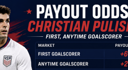 What Are the Payout Odds for Christian Pulisic First, Anytime Goalscorer: USA v Paraguay 