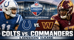 Colts vs. Commanders London Game Total Receiving Yards Prop Bets: Josh Downs, Tyler Warren, Stefon Diggs 