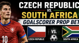 First, Anytime Goal Scorer Prop Bet Payouts Czech Republic vs. South Africa: Patrik Schick, Tomas Chory, Adam Hlozek