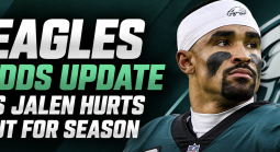 Philadelphia Eagles Odds Take Hit as Jalen Hurts Out for Rest of Season