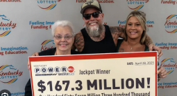 James Farthing and mom lottery win