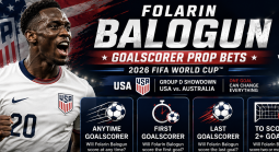 What Are the Payout Odds for Folarin Balogun First, Anytime Goalscorer Prop Bet: USA