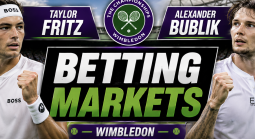 2026 Wimbledon Betting Markets: Taylor Fritz v Alexander Bublik