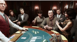 People gambling at a casino