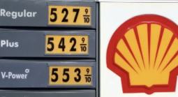 Gas prices at Shell