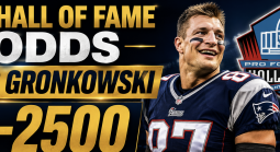 NLF Hall of Fame Odds Rob Gronkowski at -2500