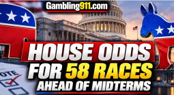 House Odds for 58 Races Ahead of Midterms