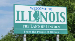 Illinois welcome sign