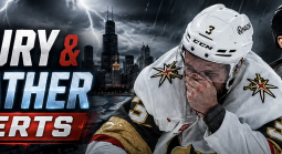 Injury and weather alerts for June 5, 2026 include Brayden McNabb and Aaron Judge