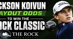 Jackson Koivun Payout Odds to Win the Rock Classic 2026
