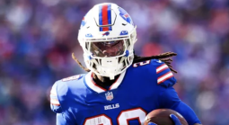Lions vs. Bills Total Rushing Yards Prop Bets: Jahmyr Gibbs, James Cook, Josh Allen