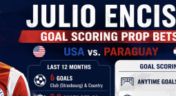 What Are the Payout Odds for Julio Enciso First, Anytime Goalscorer: USA v Paraguay?