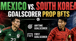 First, Anytime Goal Scorer Prop Bet Payouts Mexico v South Korea: Raul Jimenez, Santiago Giménez, Son Heung-min, Hwang Hee-chan