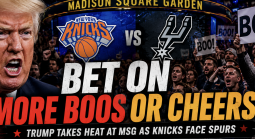 President Trump at MSG betting on more boos or cheers