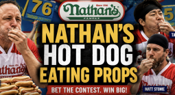 2026 Nathan's Hot Dog Eating Prop Bets Include PETA, Vomit and Records