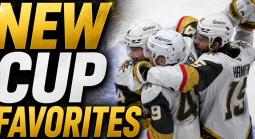 New Cup favorites the Golden Knights celebrate