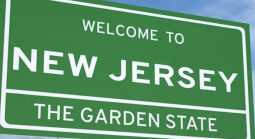 New Jersey welcome sign