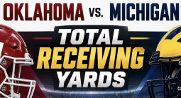 Oklahoma vs. Michigan Total Receiving Yards: Trell Harris, Isaiah Sategna III, Andrew Marsh