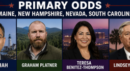 Primary Betting Odds: Maine, New Hampshire, Nevada, South Carolina 