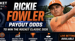 Rickie Fowler Payout Odds to Win the Rocket Classic 2026