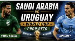 Anytime Goal Scorer Prop Bet Payouts: Saudi Arabia v Uruguay: Agustin Canobbio, Brian Rodriguez, Rodrigo Zalazar