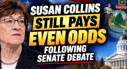 Maine Senate Debate Fails to Move the Needle: Susan Collins Still Pays Even Odds