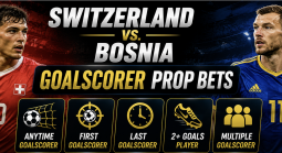 First, Anytime Goal Scorer Prop Bet Payouts Switzerland vs. Bosnia: Breel Embolo, Edin Džeko, Jovo Lukić