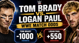 Tom Brady vs Logan Paul WWE Match Odds