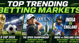 Top Betting Markets - July 19, 2026 (1 pm EDT): Open Championship, World Cup Final, Cricket, Lebron James Next Team