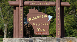 Wisconsin welcome sign