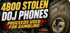 Stolen DOJ phones - man sentenced