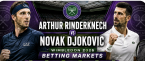 2026 Wimbledon Betting Markets: Arthur Rinderknech v Novak Djokovic