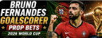 What Are the Payout Odds for Bruno Fernandes First, Anytime Goalscorer Prop Bet: Portugal vs. Congo?