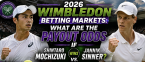 2026 Wimbledon Betting Markets: What Are the Payout Odds if Shintaro Mochizuki Wins vs. Jannik Sinner?