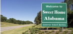 Alabama welcome sign