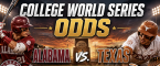 College World Series Odds - Alabama vs. Texas 