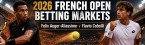 2026 French Open Betting Markets: Felix Auger-Aliassime v Flavio Cobolli 