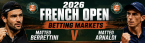2026 French Open Betting Markets: Matteo Berrettini v Matteo Arnaldi