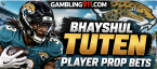 Texans vs. Jaguars London Game Total Rushing Yards Prop Bets: Bhayshul Tuten, Woody Marks