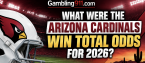What Were the Arziona Cardinals Win Total Odds for 2026?